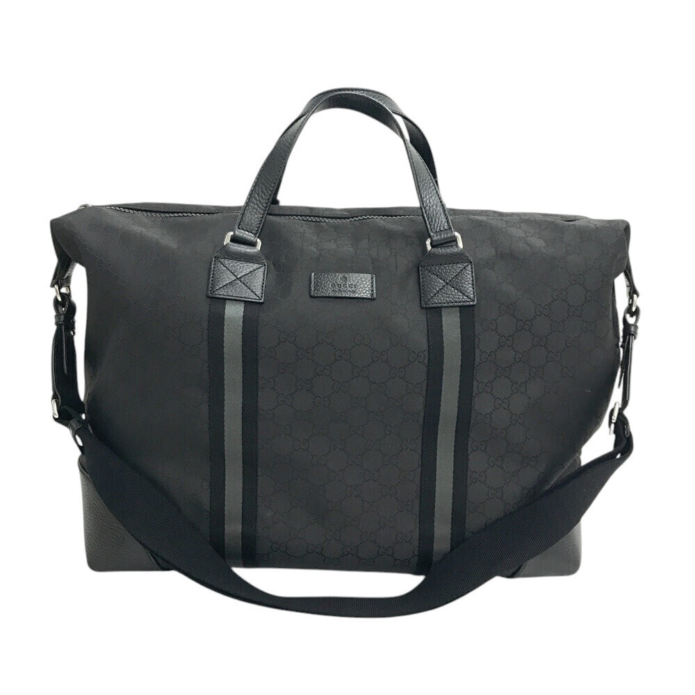 GUCCI Boston bag GG Black